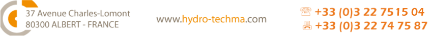coordonnées hydrotechma